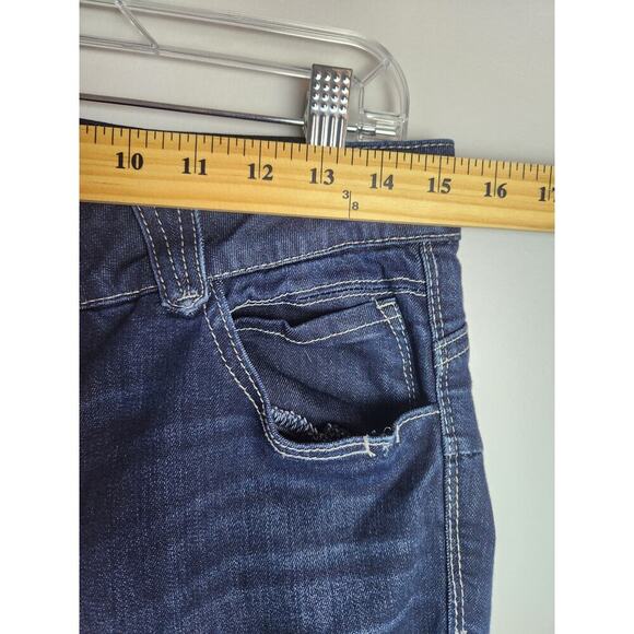 Democracy Ab Solution Dark Wash jeans sz 10 slim fit slimming tummy control - Picture 6 of 9